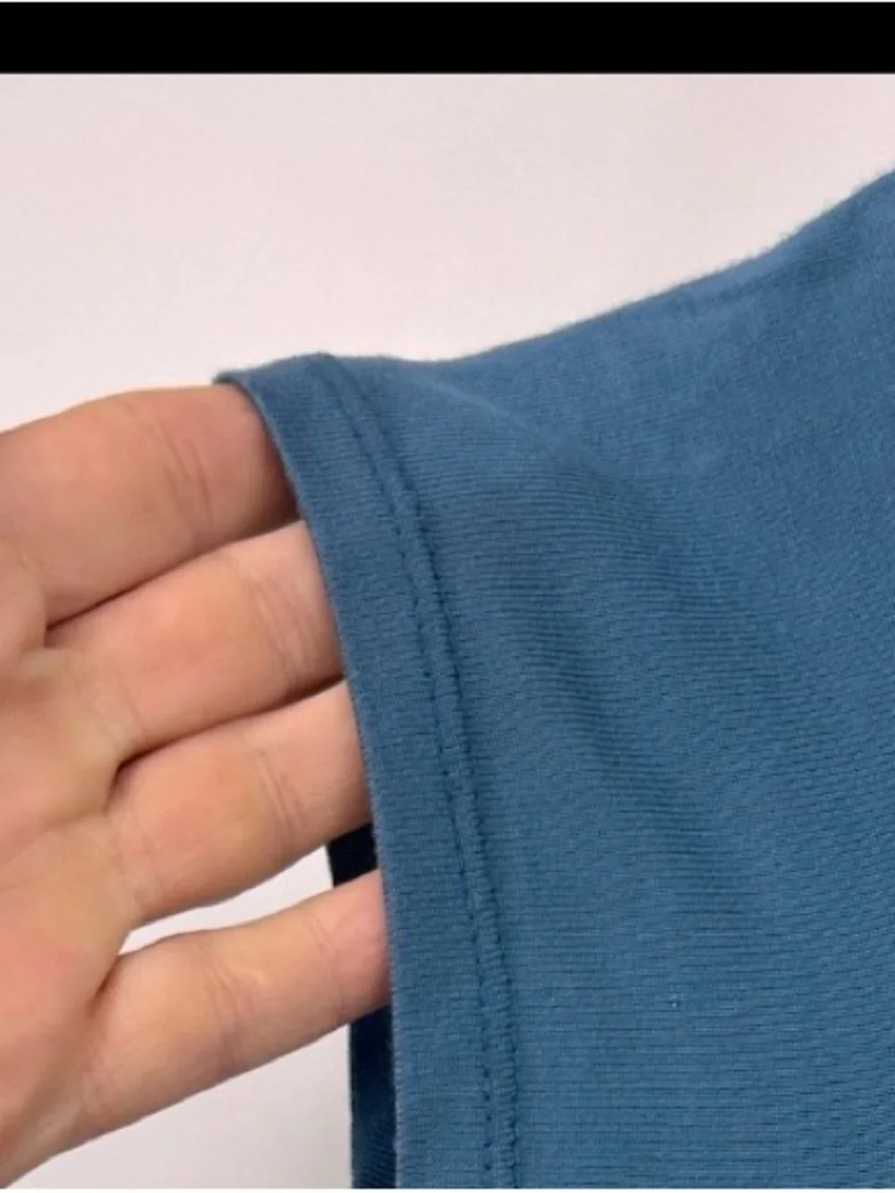 Johnny Was Women’s Calme Top Teal V Neck Casual Stretch Short Sleeve Size M‎